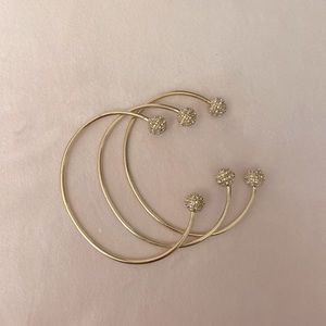 Guess 3 Bangle Bracelet Set